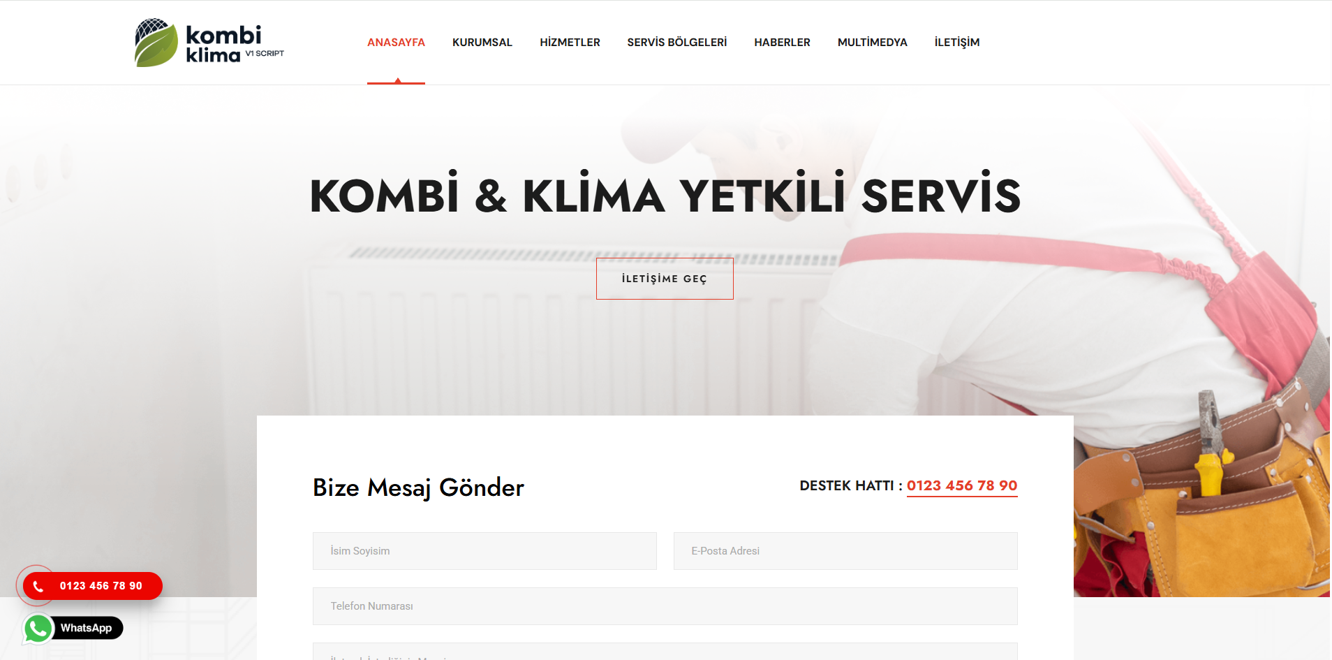 kurumsal kombi & klima scripti v1