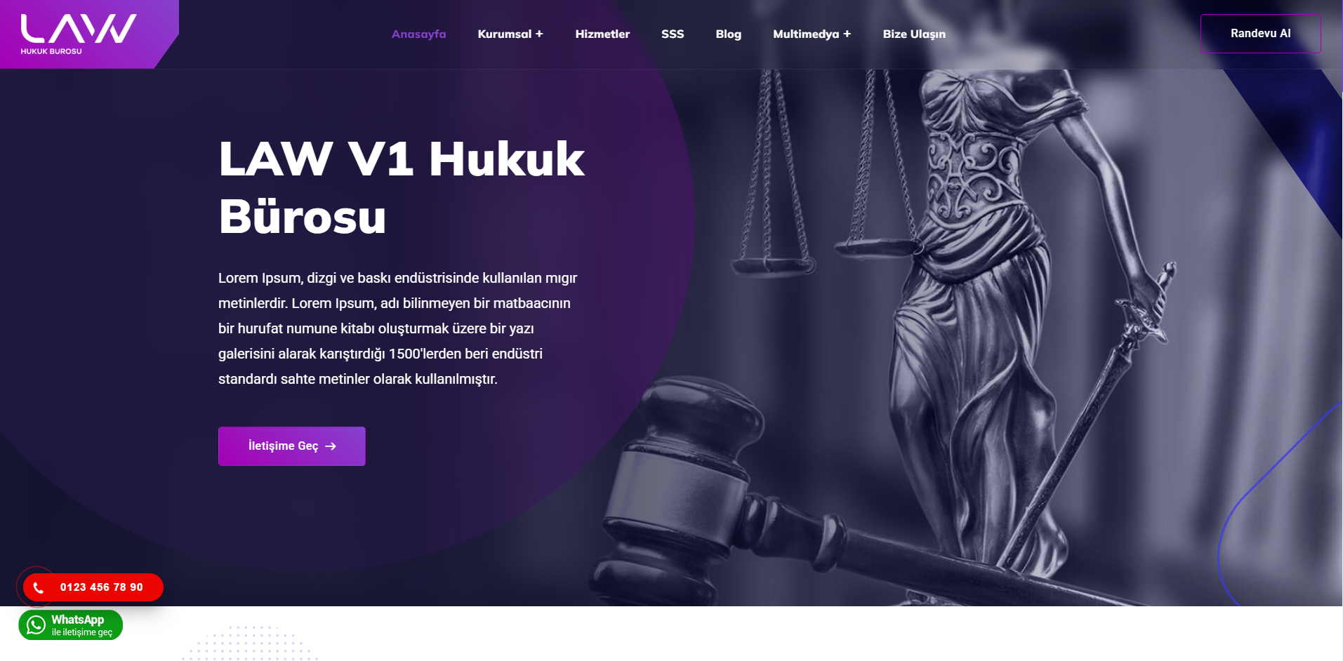 Kurumsal Hukuk ve Avukatlık Scripti V1